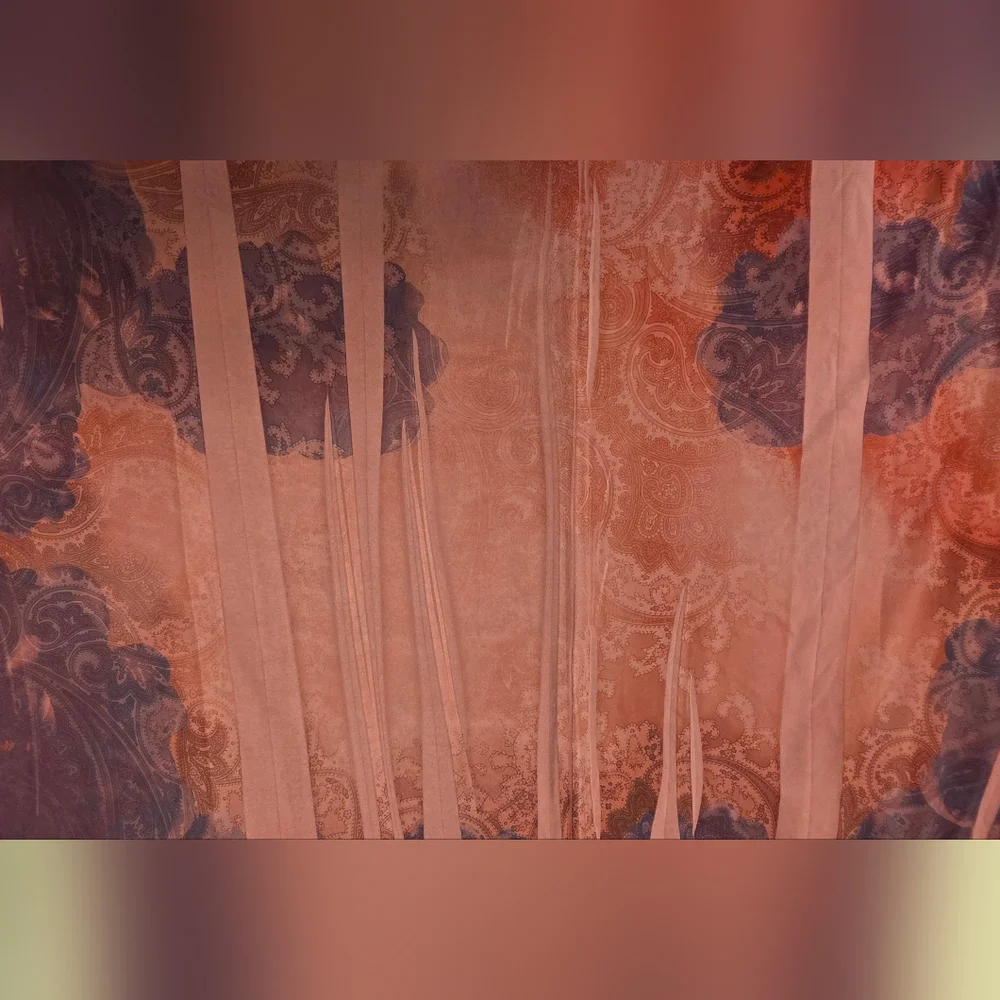 ONE WORLD Pink and Purple Women's Dress - Picture 11 of 15